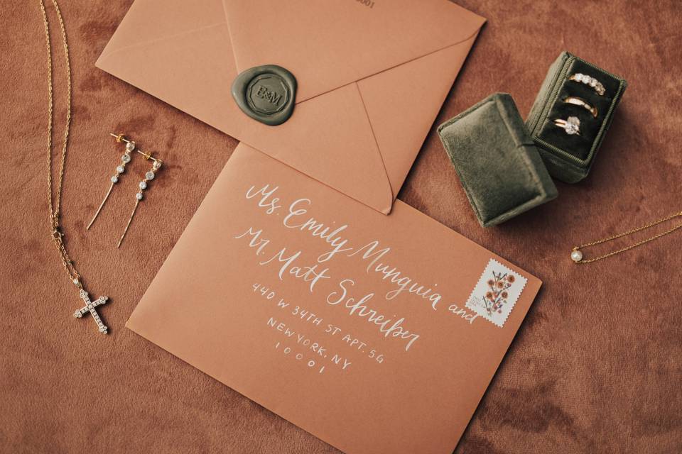 Stationery destination wedding