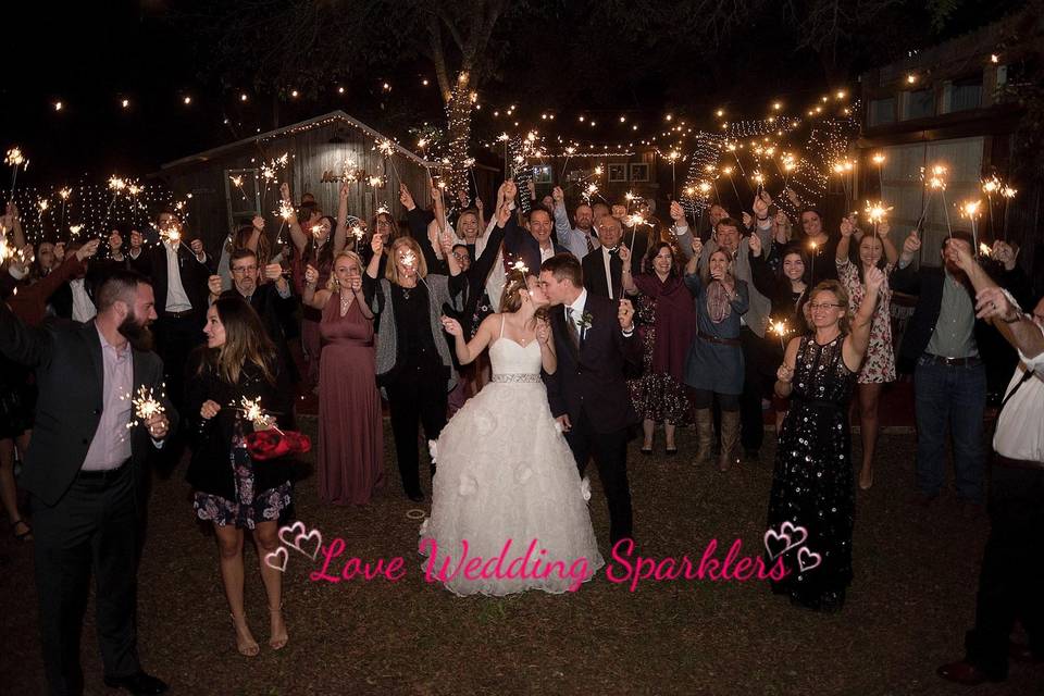 Love Wedding Sparklers