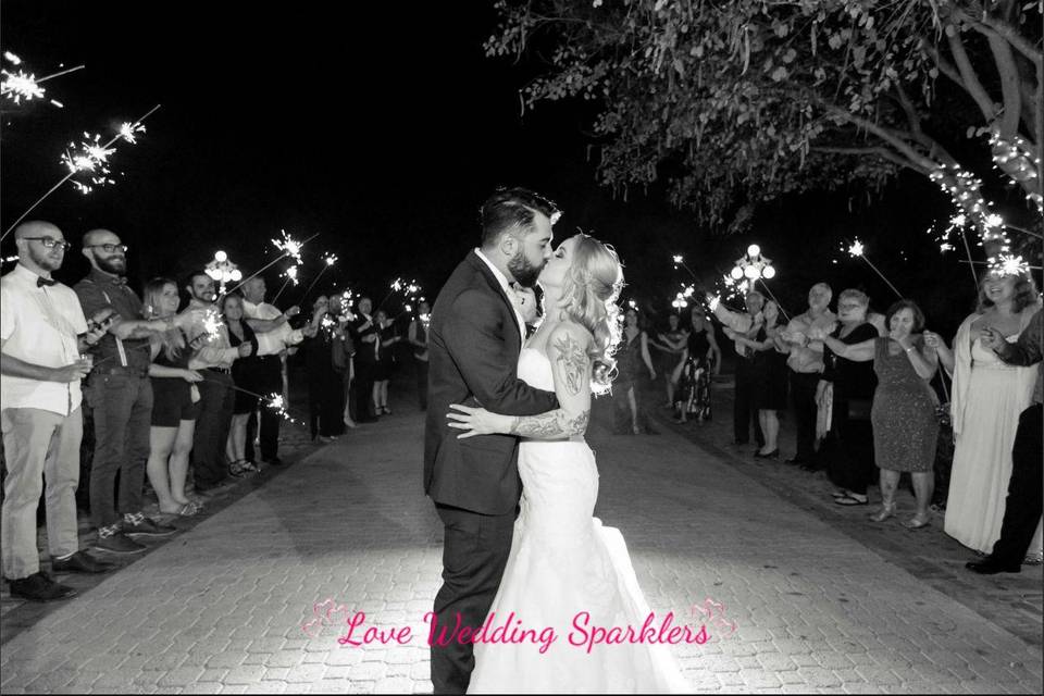 Love Wedding Sparklers