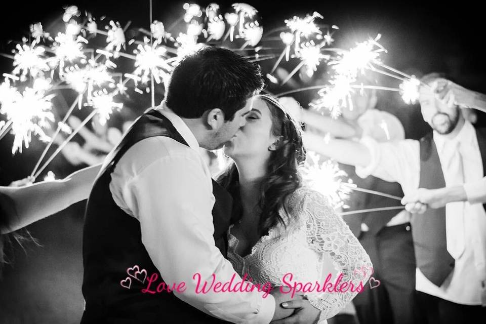 Love Wedding Sparklers