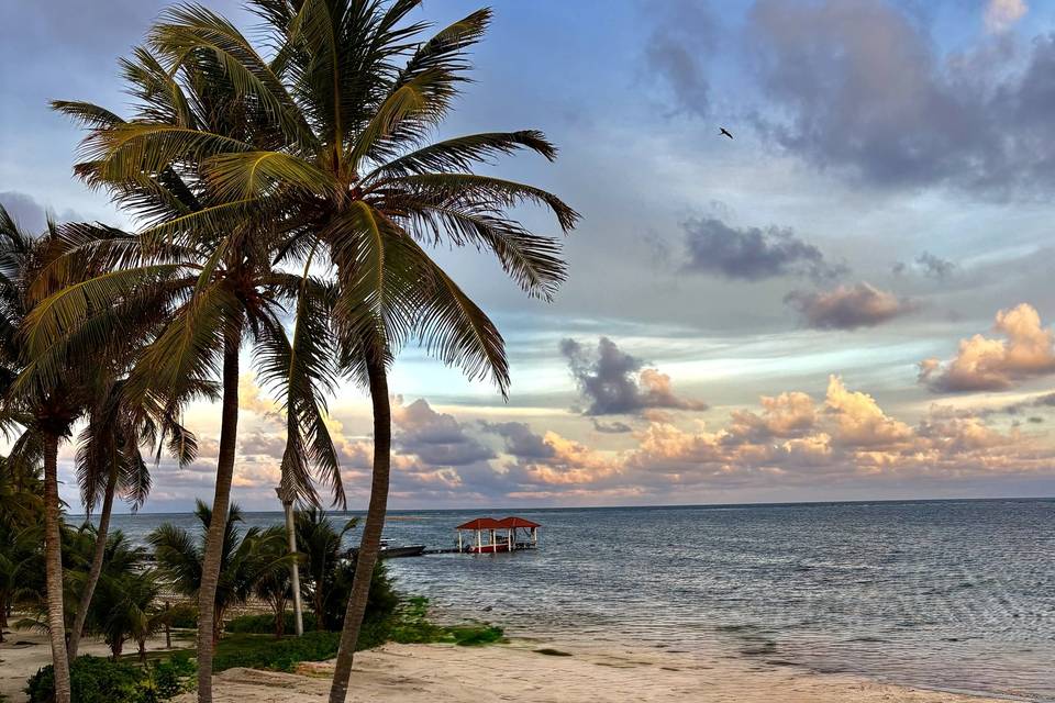 Beach prior to new pier