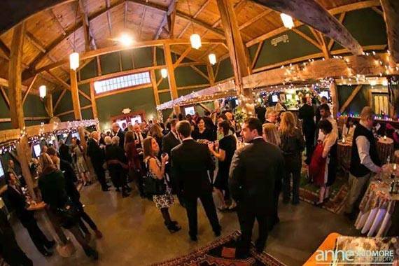 Cocktail Reception in the Quisisanna Barn