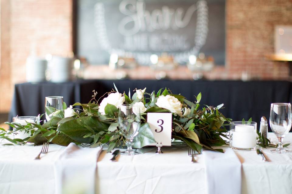 Table setup | Katherine Miles Jones