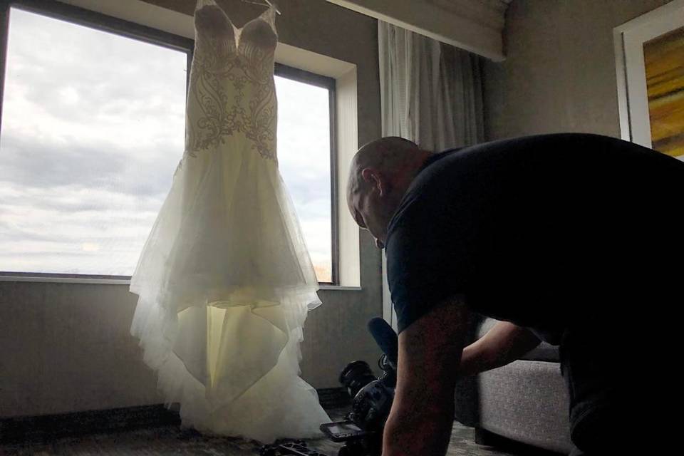 Shooting the dress