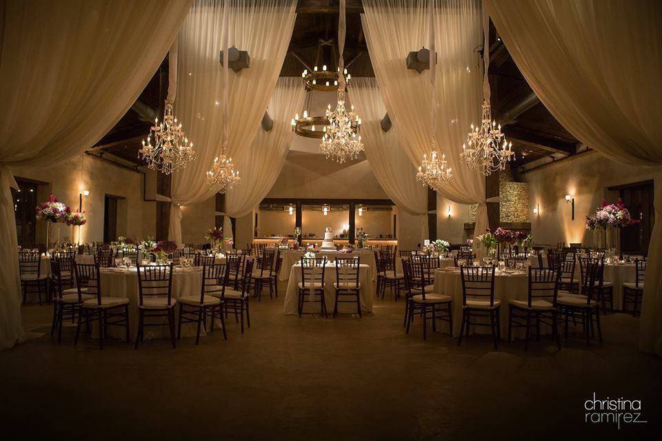 Wedding reception area