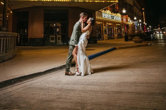 Night pictures wedding