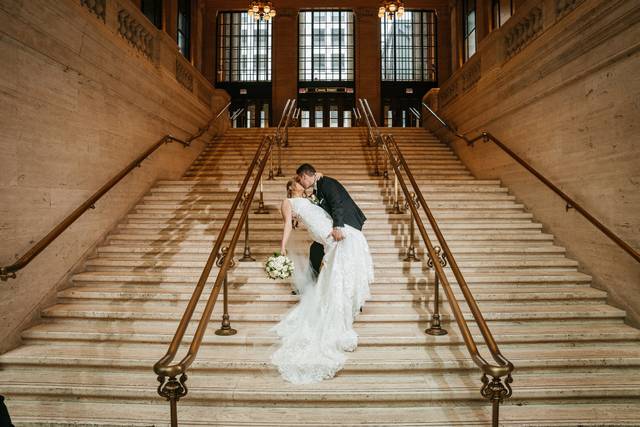 Union station wedding photos