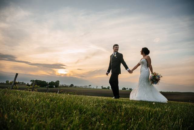 Sunset wedding