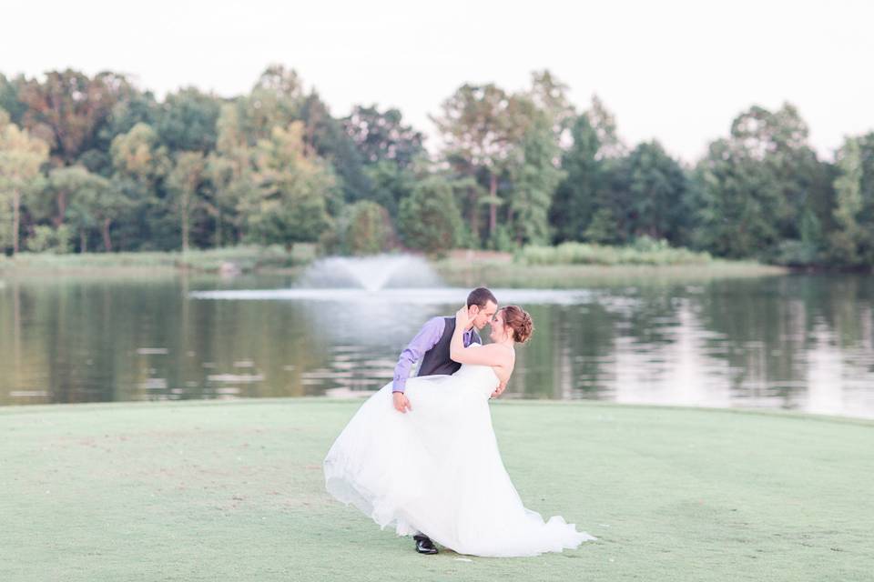 Katie & Tyler by the lake