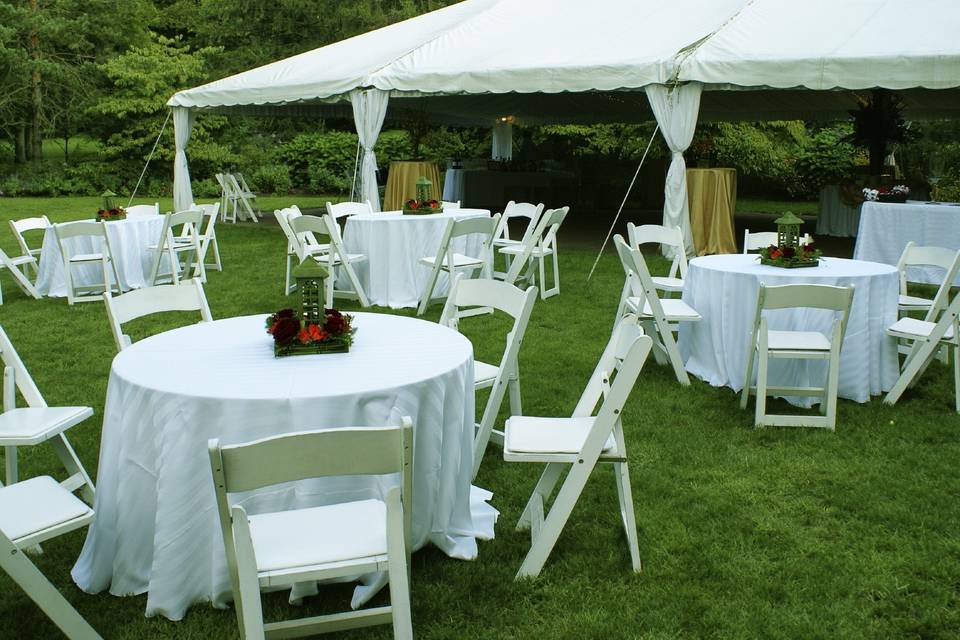 Tent wedding