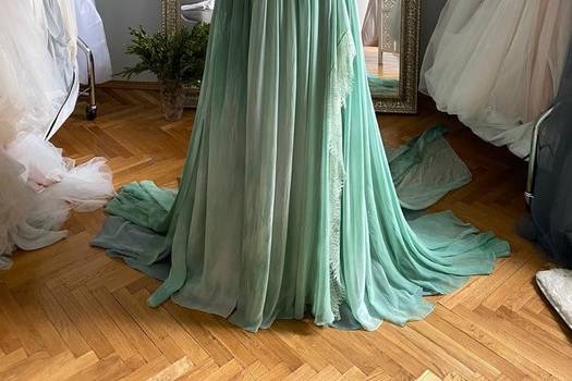 Hand Dyed Silk Chiffon custom