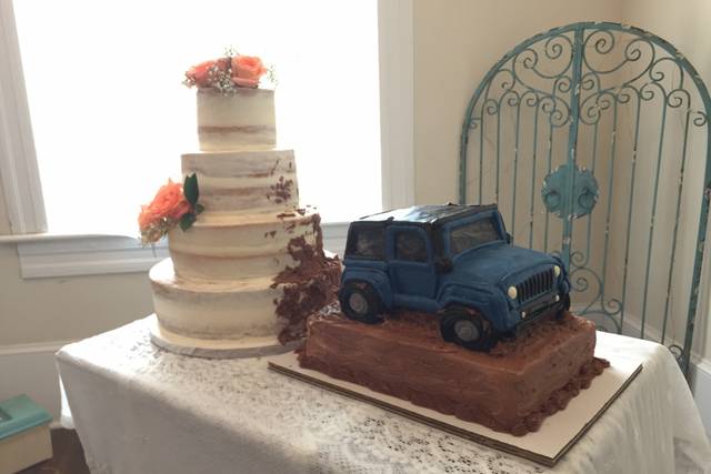 Armed Service Army Navy JEEP Wedding Cake Topper Groom top Precious Moments  | eBay