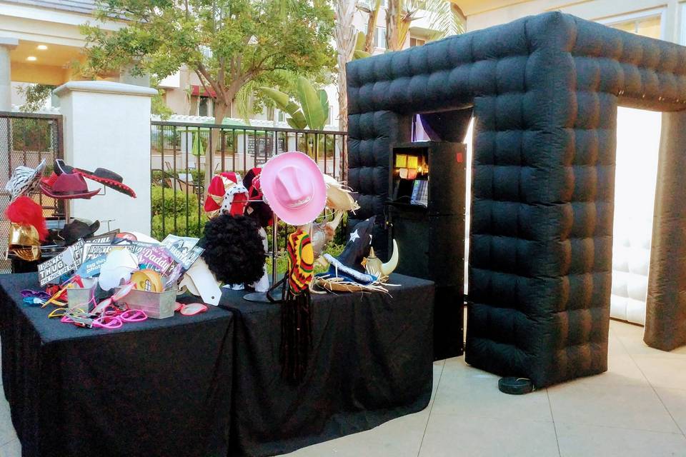 Black Inflatable Photo Booth