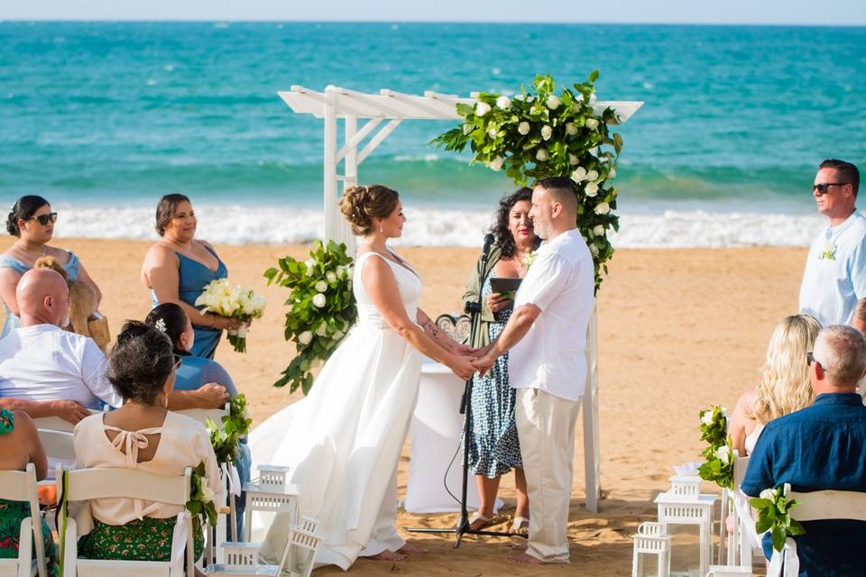 Ocean Front Wedding