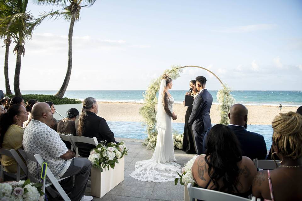 Ocean Front Wedding