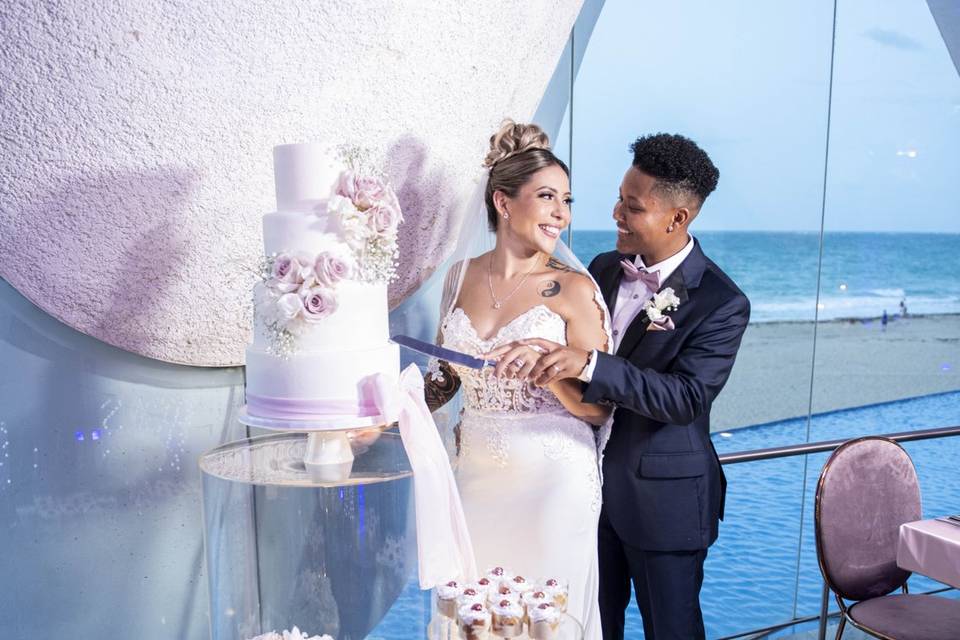 Ocean Front Wedding