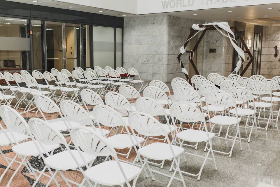 Ceremony in Atrium