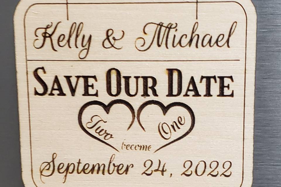 Magnetic save the date