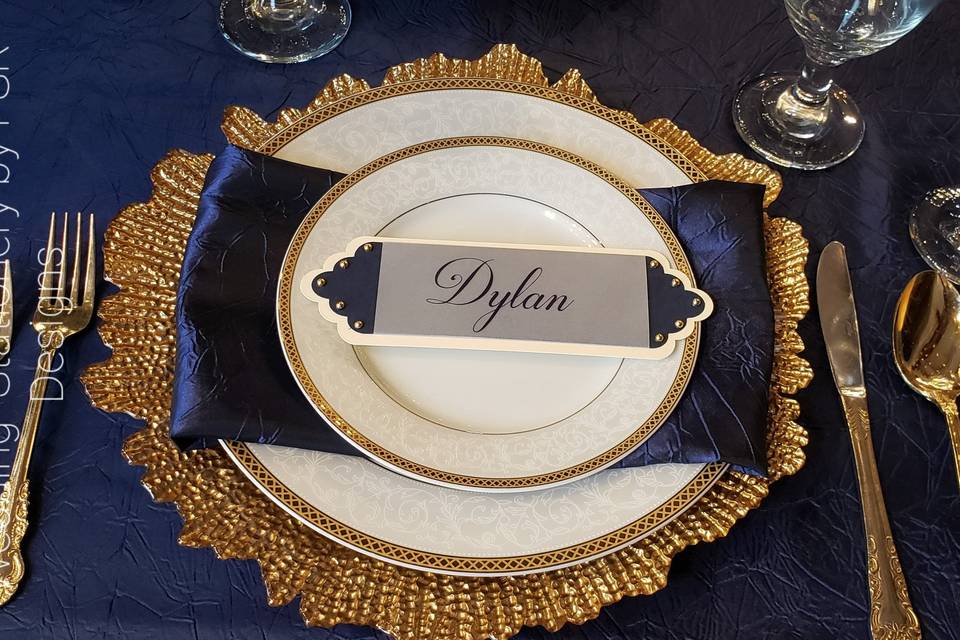 Place card for your reception