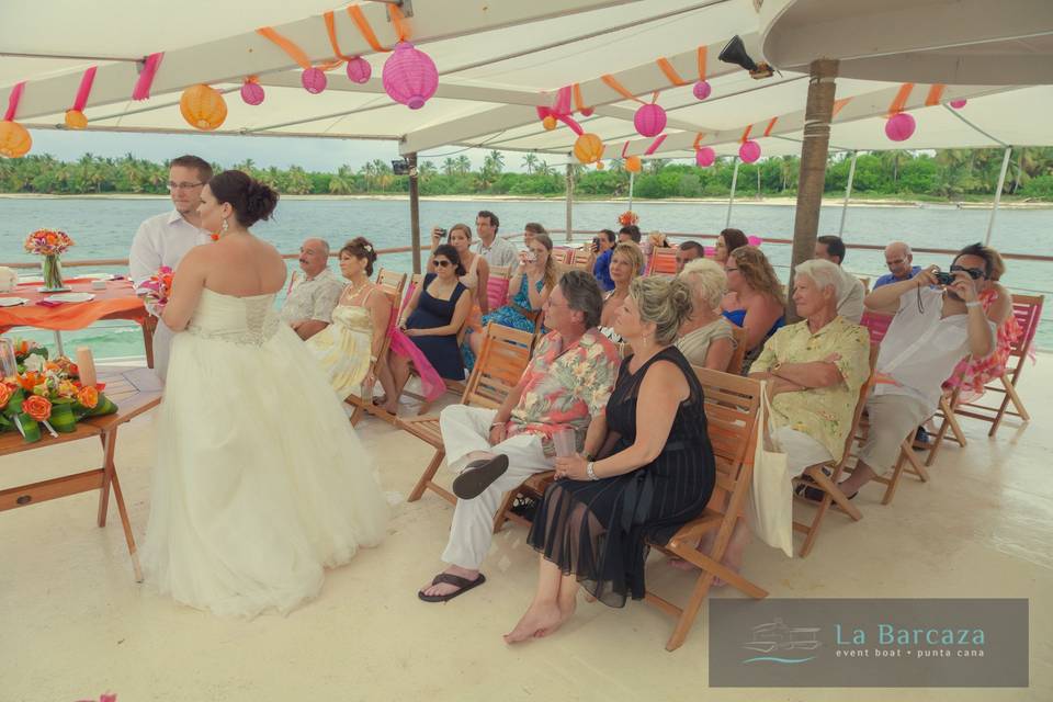 La Barcaza Wedding and Event Boat