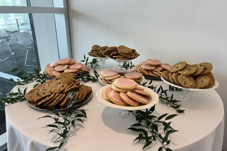 Wedding Cookie Display