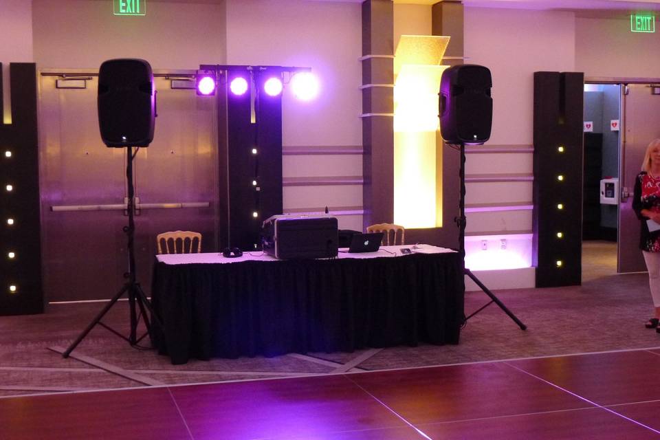 DJ setup