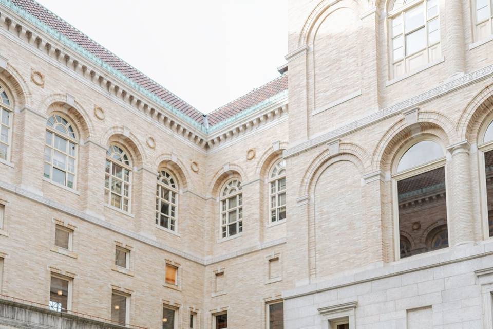Boston Public Library Wedding