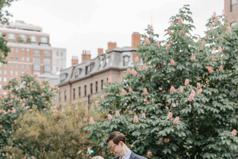 Boston Public Garden Elopement