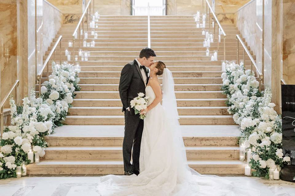 Boston Public Library Wedding