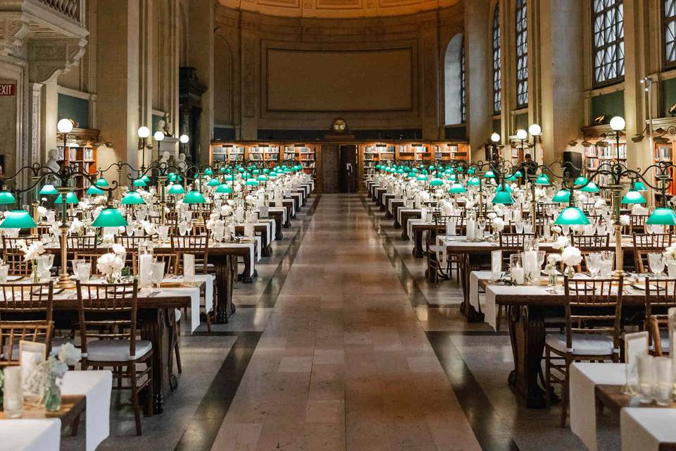 Boston Public Library Wedding