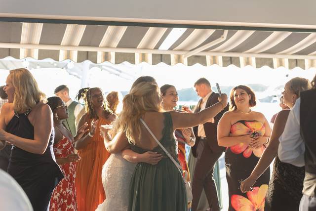 Having fun on the dance floor!