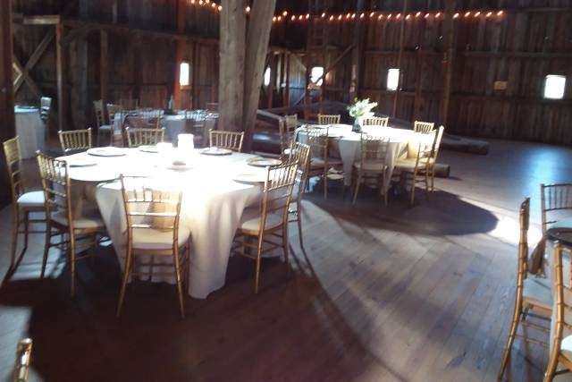 Morning sunlight-rented chairs