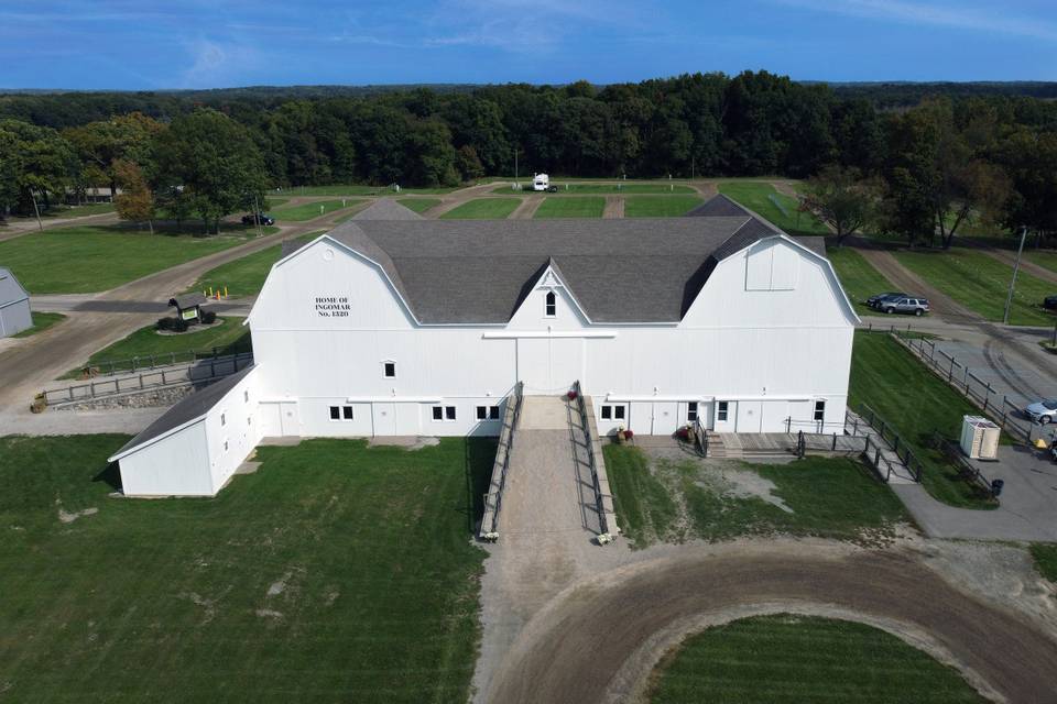 Areal of barn