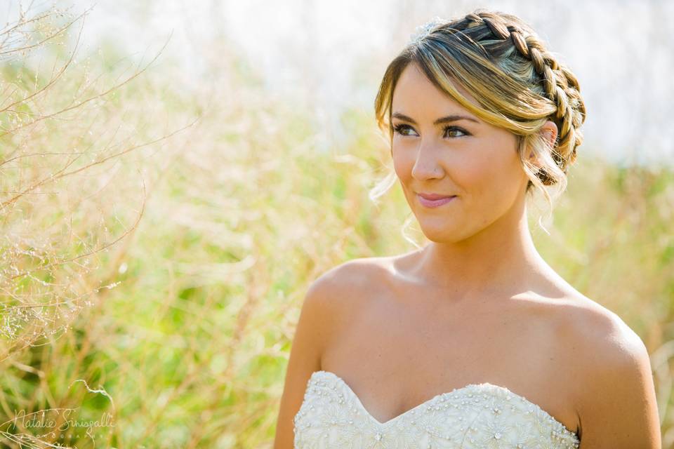 Braided updo