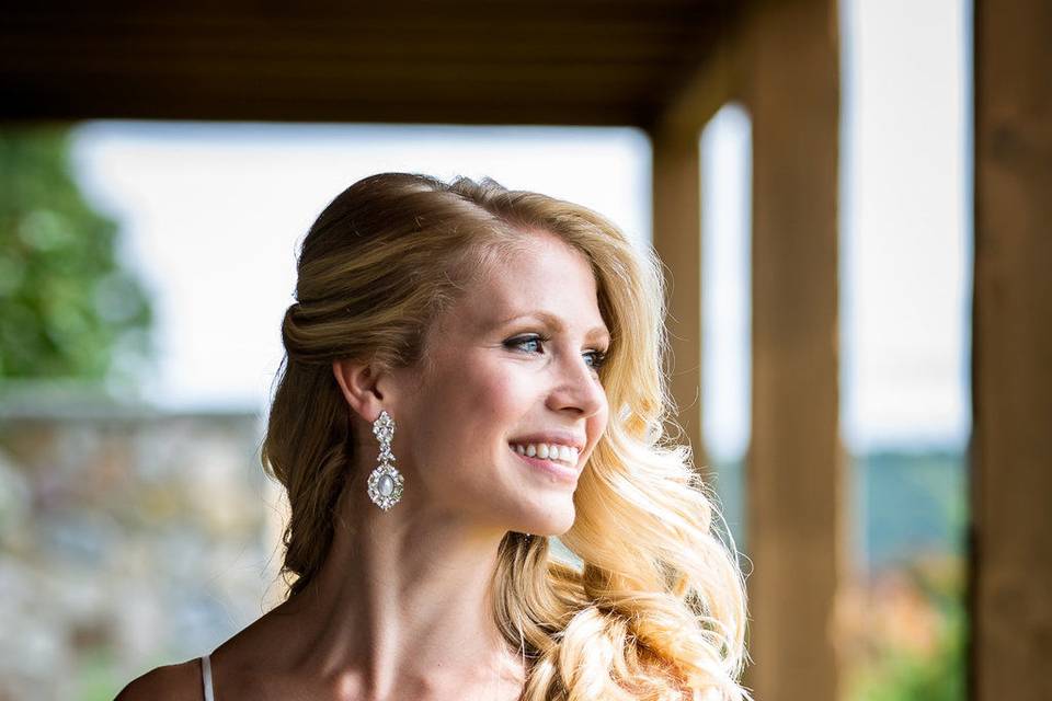 Bridal hairdo