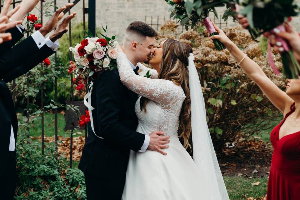 Indoors wedding