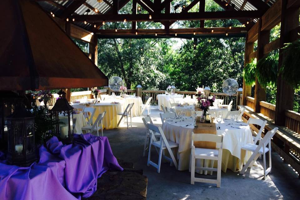 Dos Eddies Acoustic Duo providing music for a wedding reception at River Lodge. (River Landing -Wallace, NC)