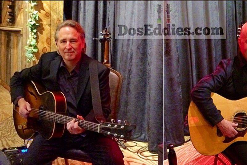 Dos Eddies Acoustic Duo providing entertainment for their Holiday Party at Porter's Neck Country Club in Wilmington, NC