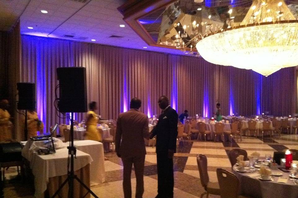 Ideal Media DJ, Lighting & Drape