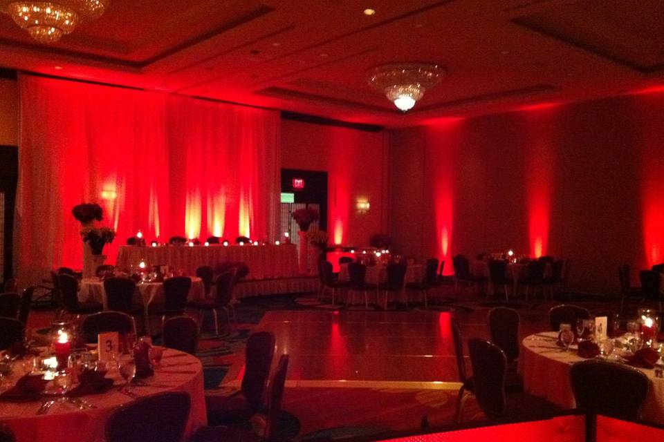 Ideal Media DJ, Lighting & Drape