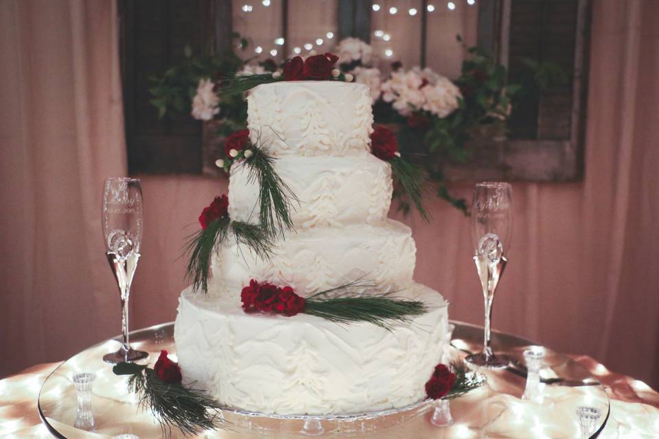 Wedding cake | Hamilton Photography