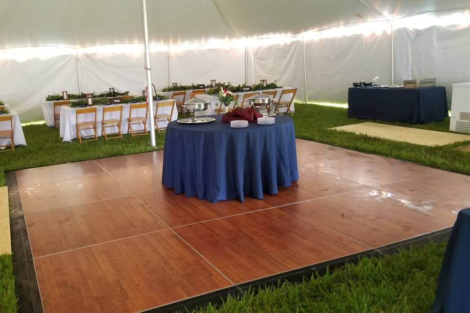 Outdoor Tented Reception