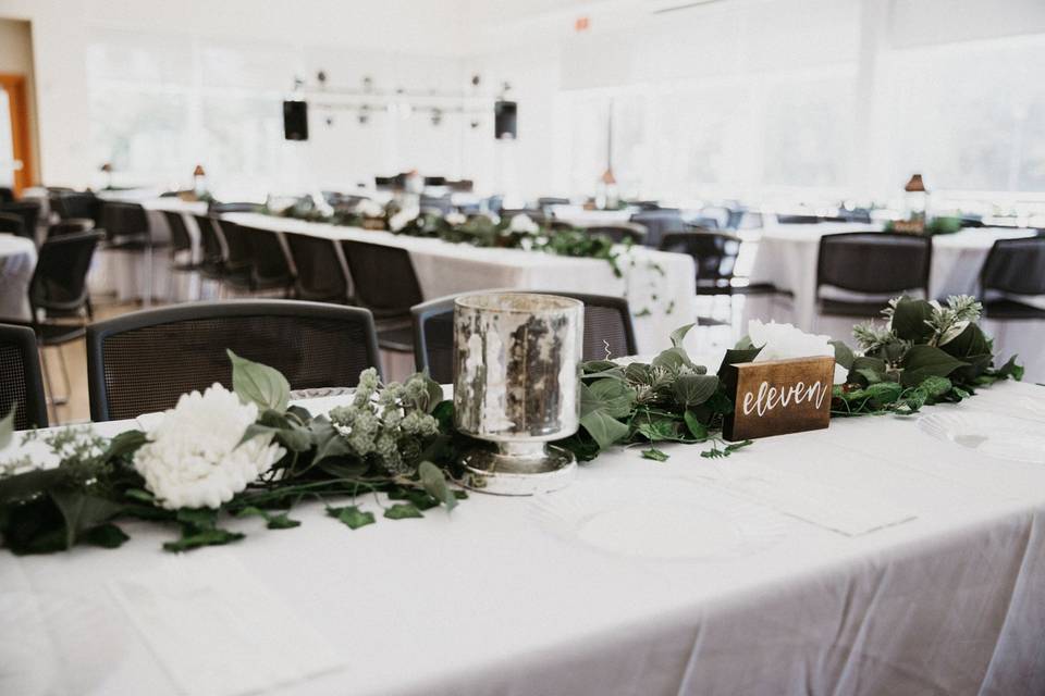 Tables setup | Copperhead Photography