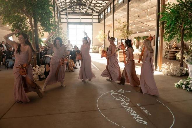 Bridal party entry