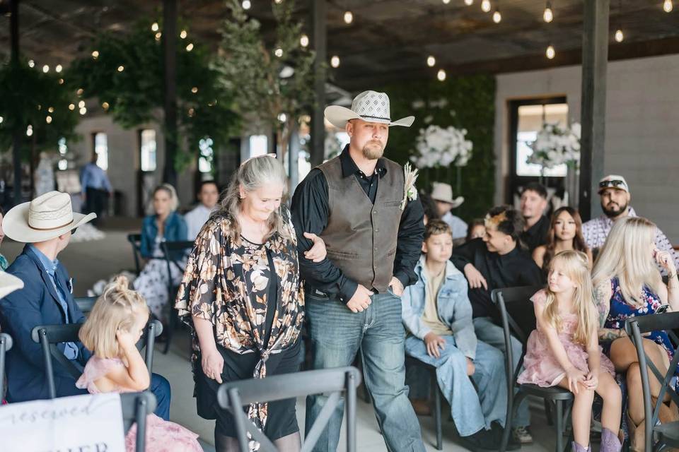 Indoor option for ceremony