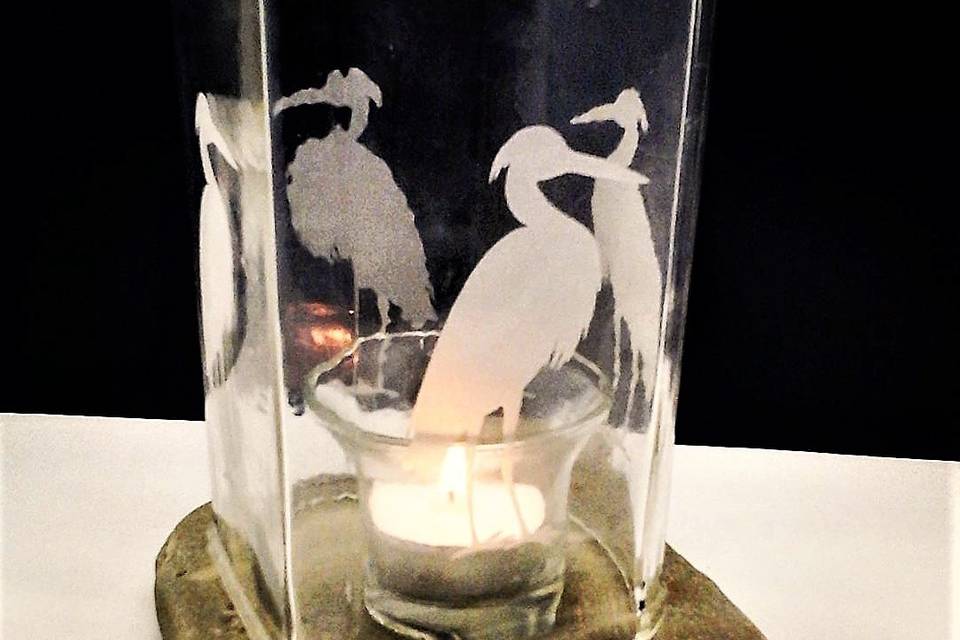 Reused Creative candle holder!