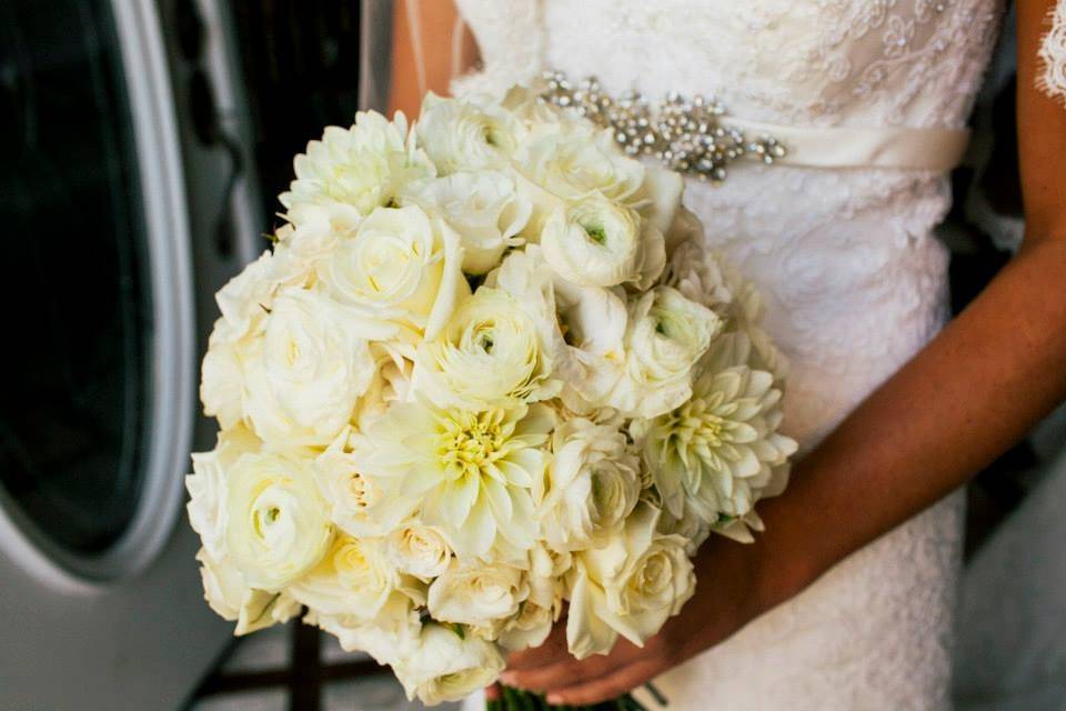 Soft yellow bouquets