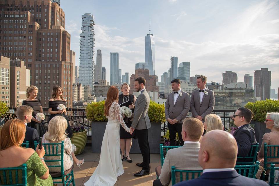 NYC Rooftop Wedding