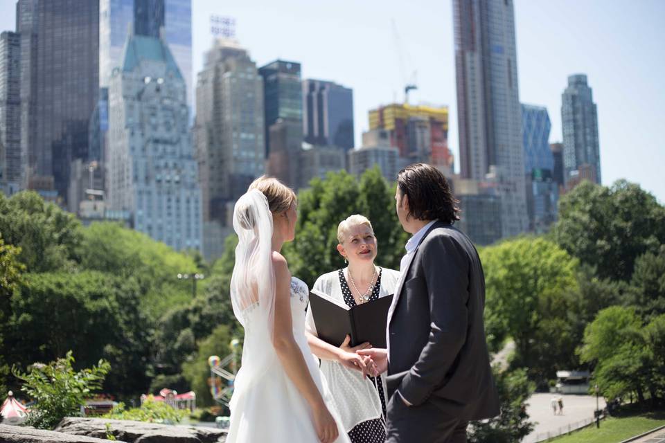 NYC Skyline Wedding
