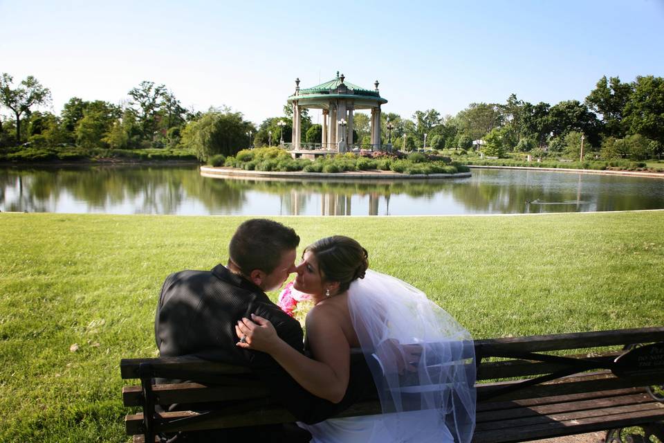 Couple kissing